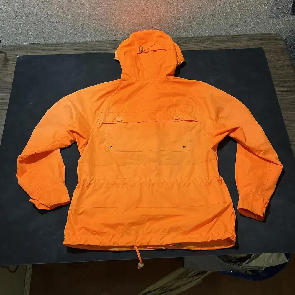 Polo Ralph Lauren Jacket Military Orange Hooded Vintage Anorak Hunting Pockets
